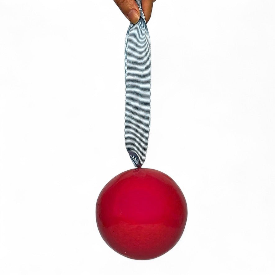 Ian Snow Bauble - Large Pink Bloc