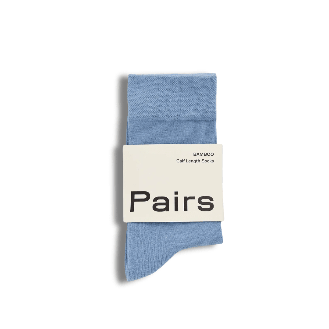 Morning Blue Bamboo Socks
