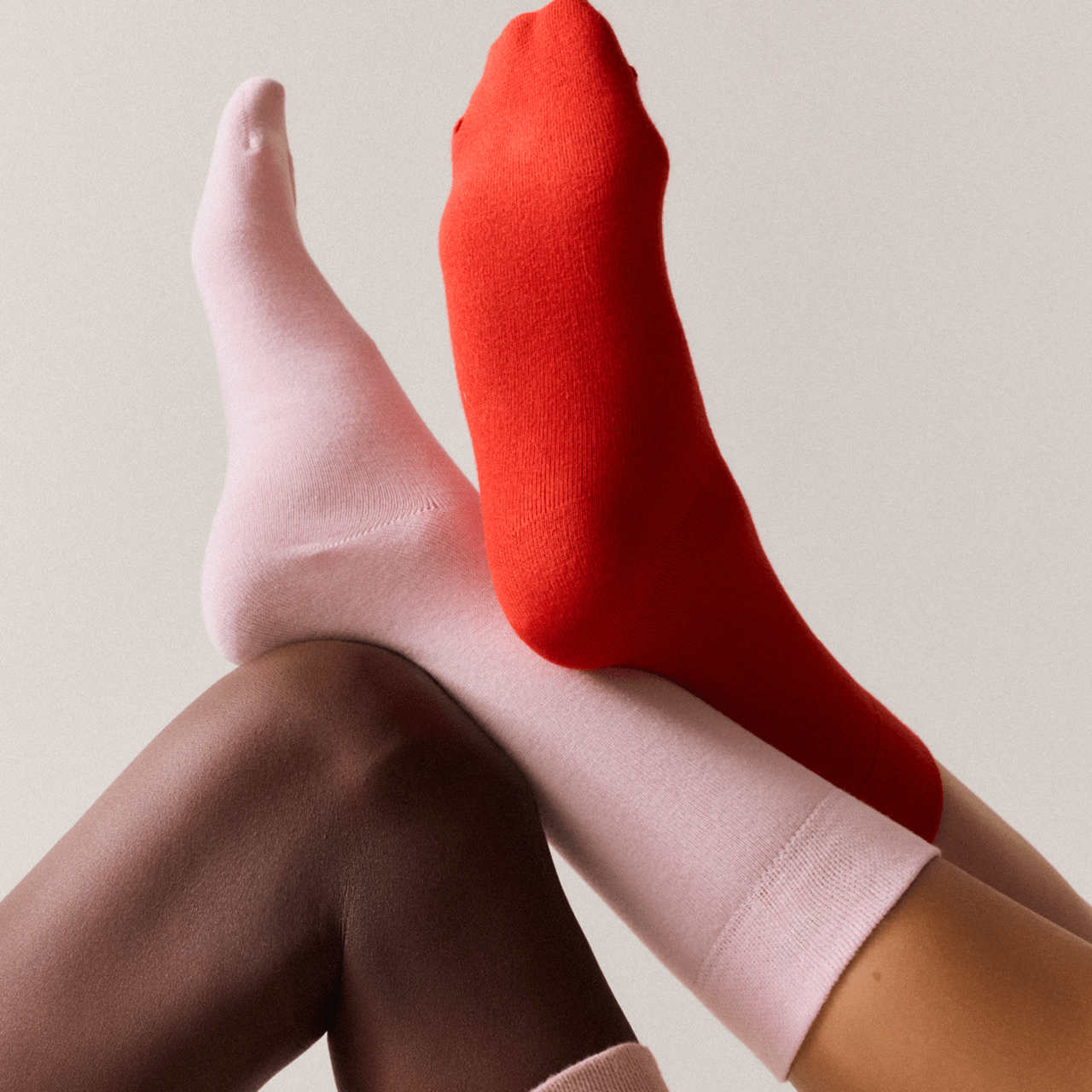 Faded Pink Bamboo Socks