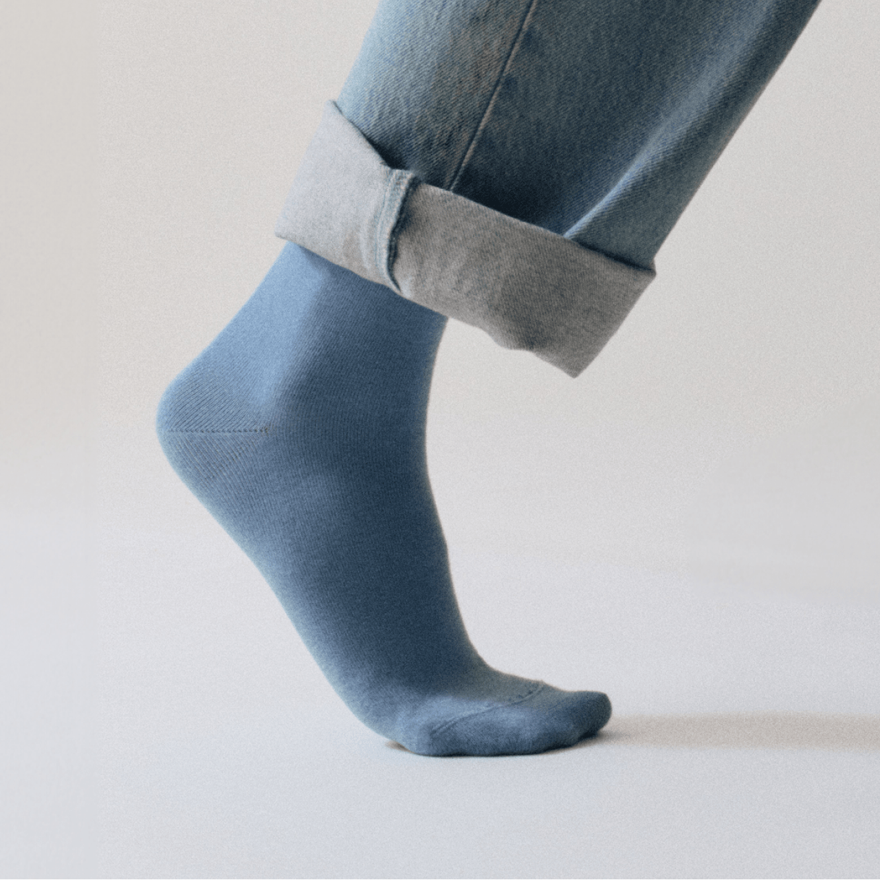 Morning Blue Bamboo Socks