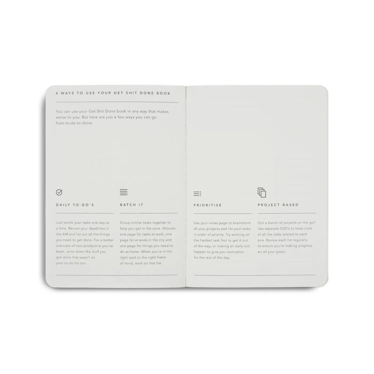 Get Sh*t Done Notebook A6 - Lilac