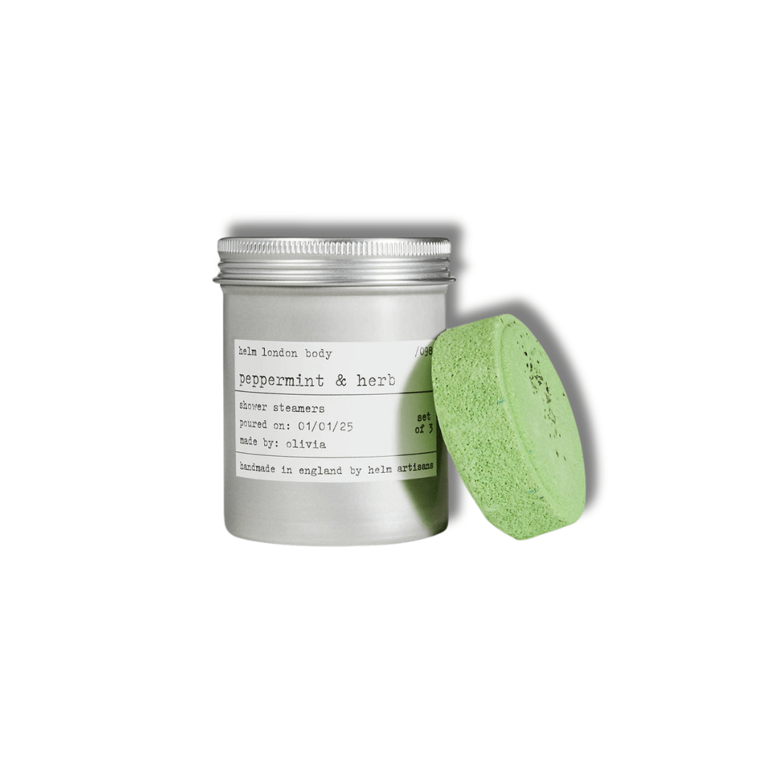 Peppermint & Herb Shower Steamers x3 by Helm London