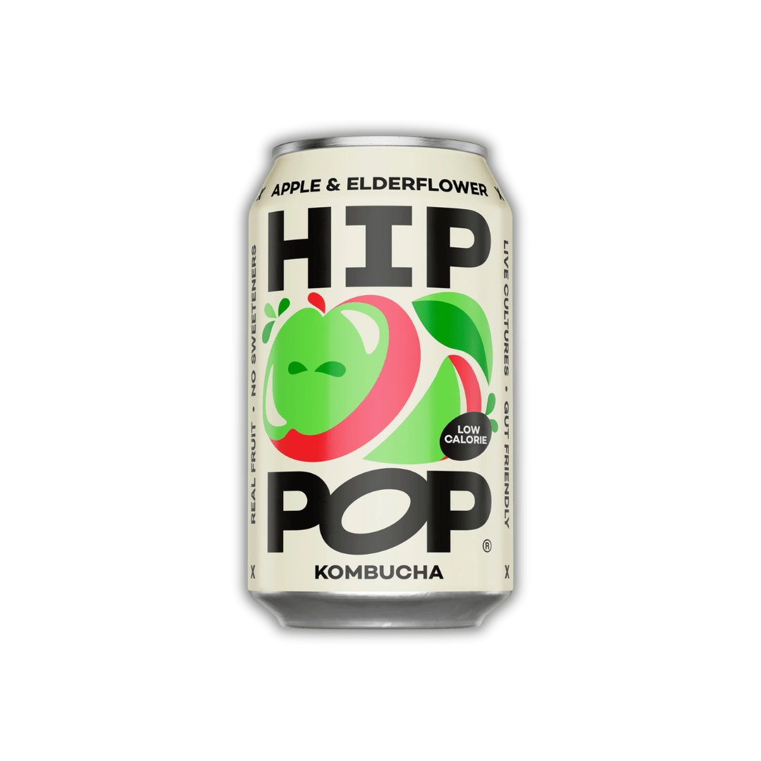 Hip Pop Kombucha - Apple & Elderflower