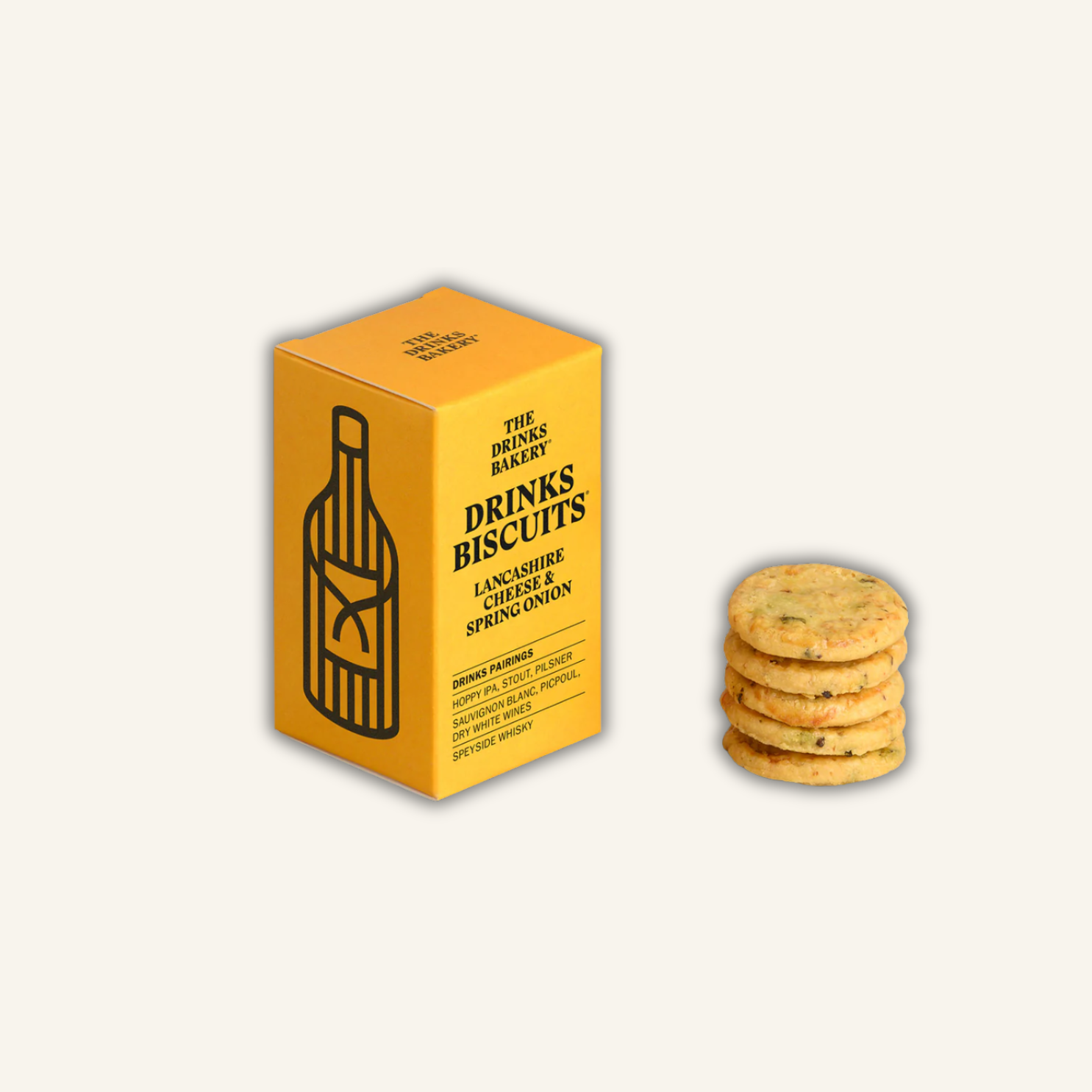 Drinks Biscuits - Lancashire Cheese & Spring Onion