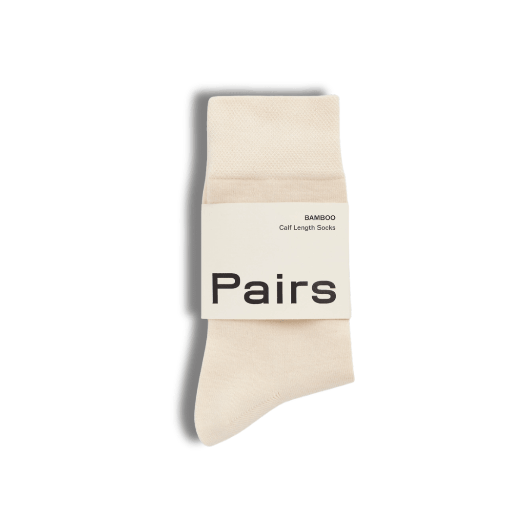 Clotted Cream Bamboo Socks
