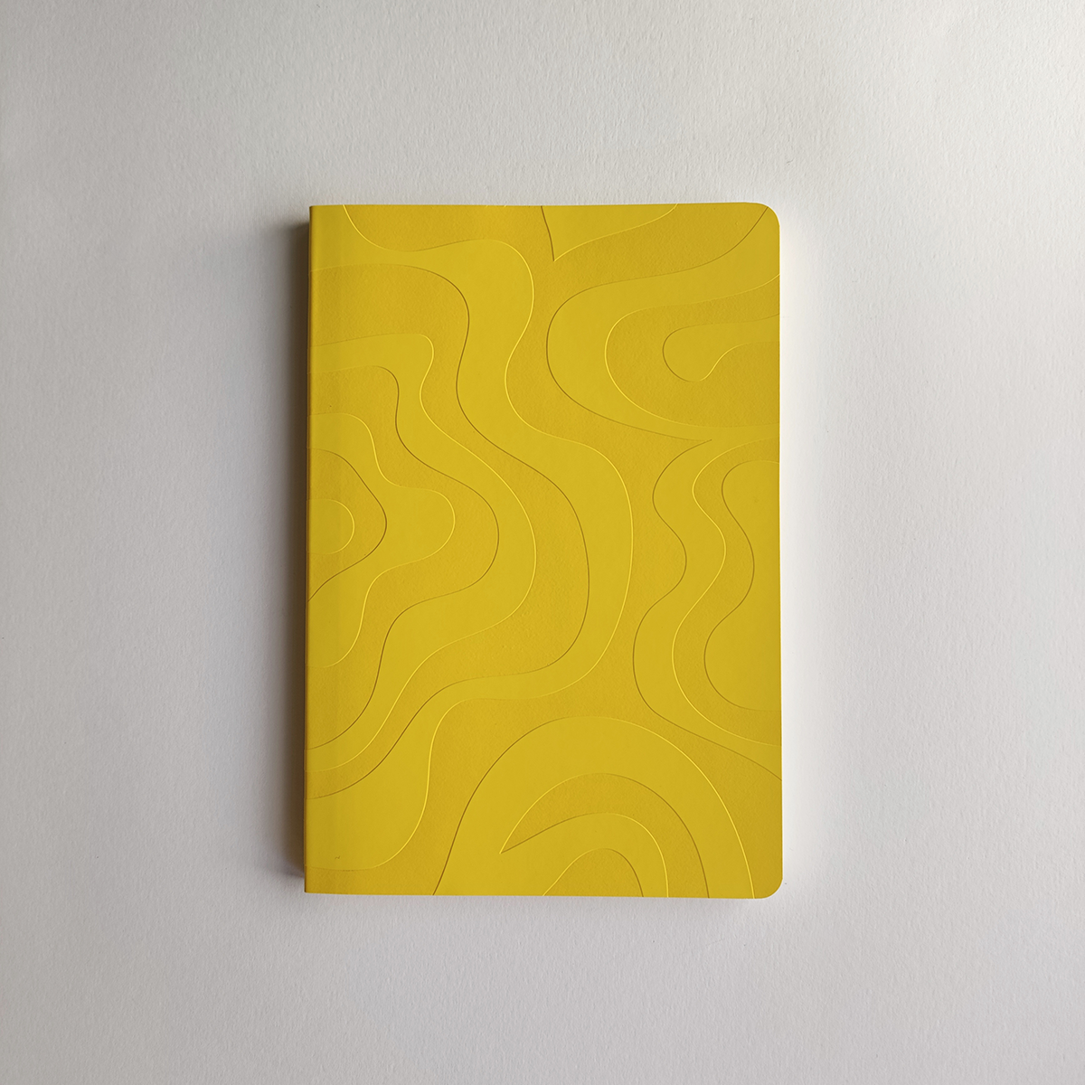 Expression Electric Swirl Plain Notebook| Debossed Soft Cover