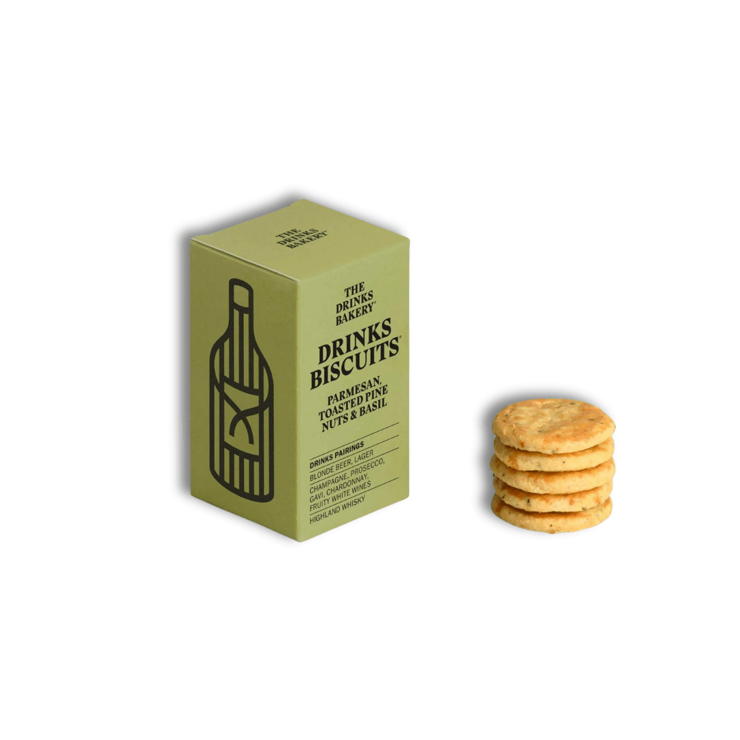 Drinks Biscuits - Parmesan Cheese & Sweet Basil