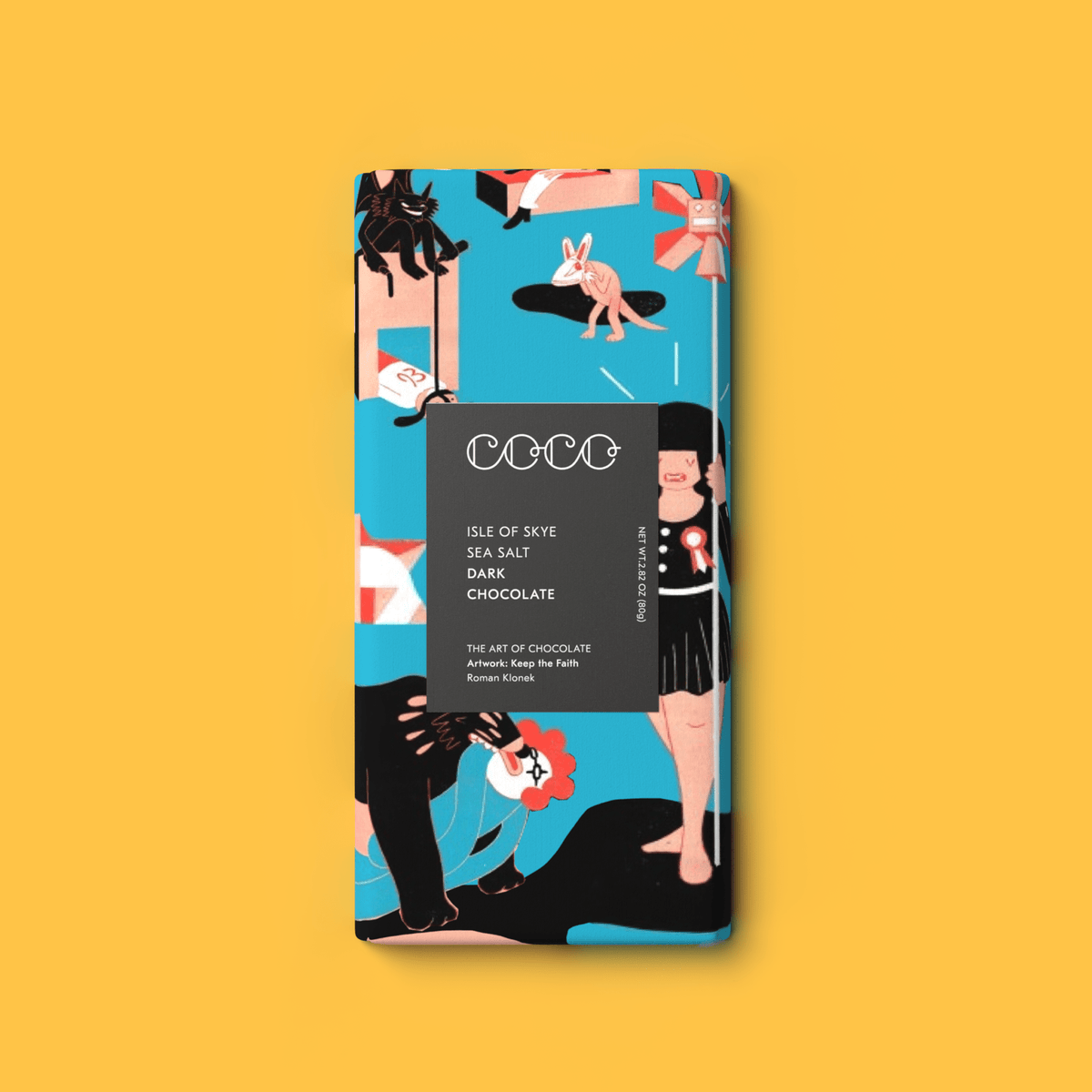 Isle of Skye Sea Salt Dark Chocolate 80g