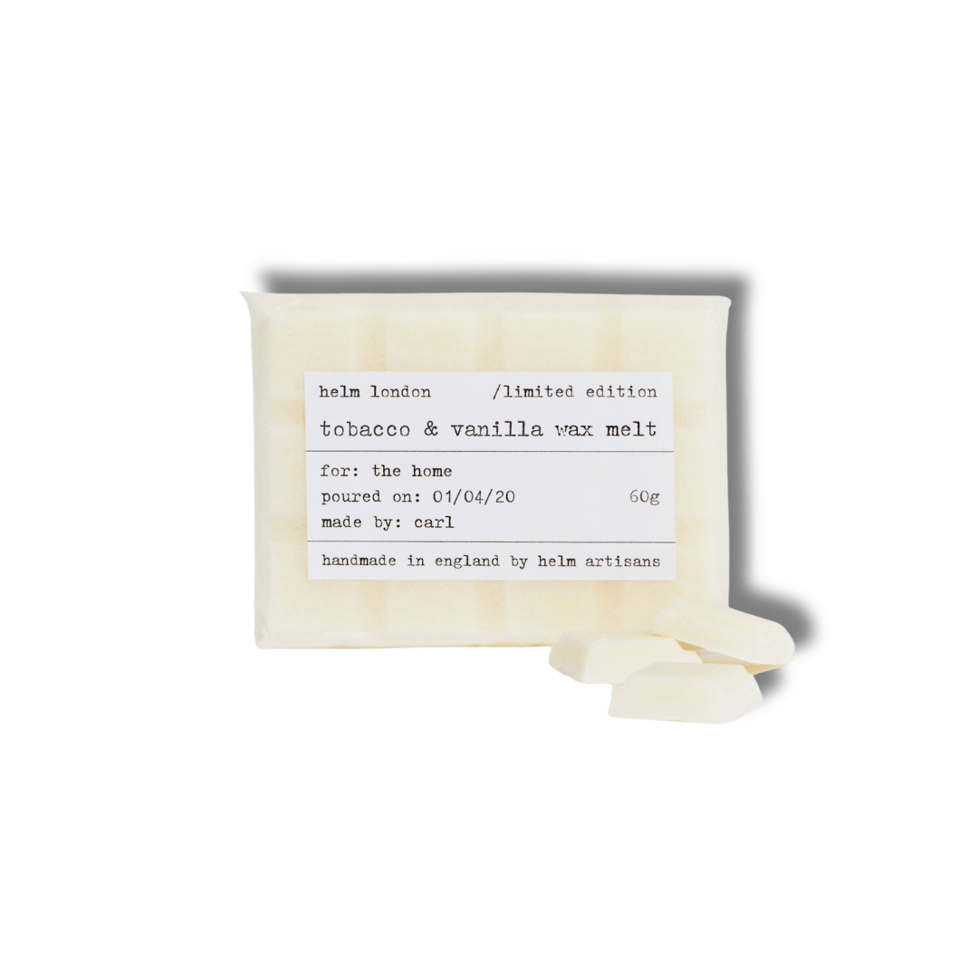 Tobacco & Vanilla Wax Melt 60g by Helm London