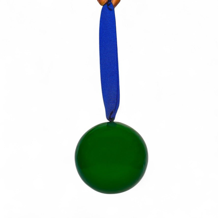 Ian Snow Bauble - Large Green Bloc