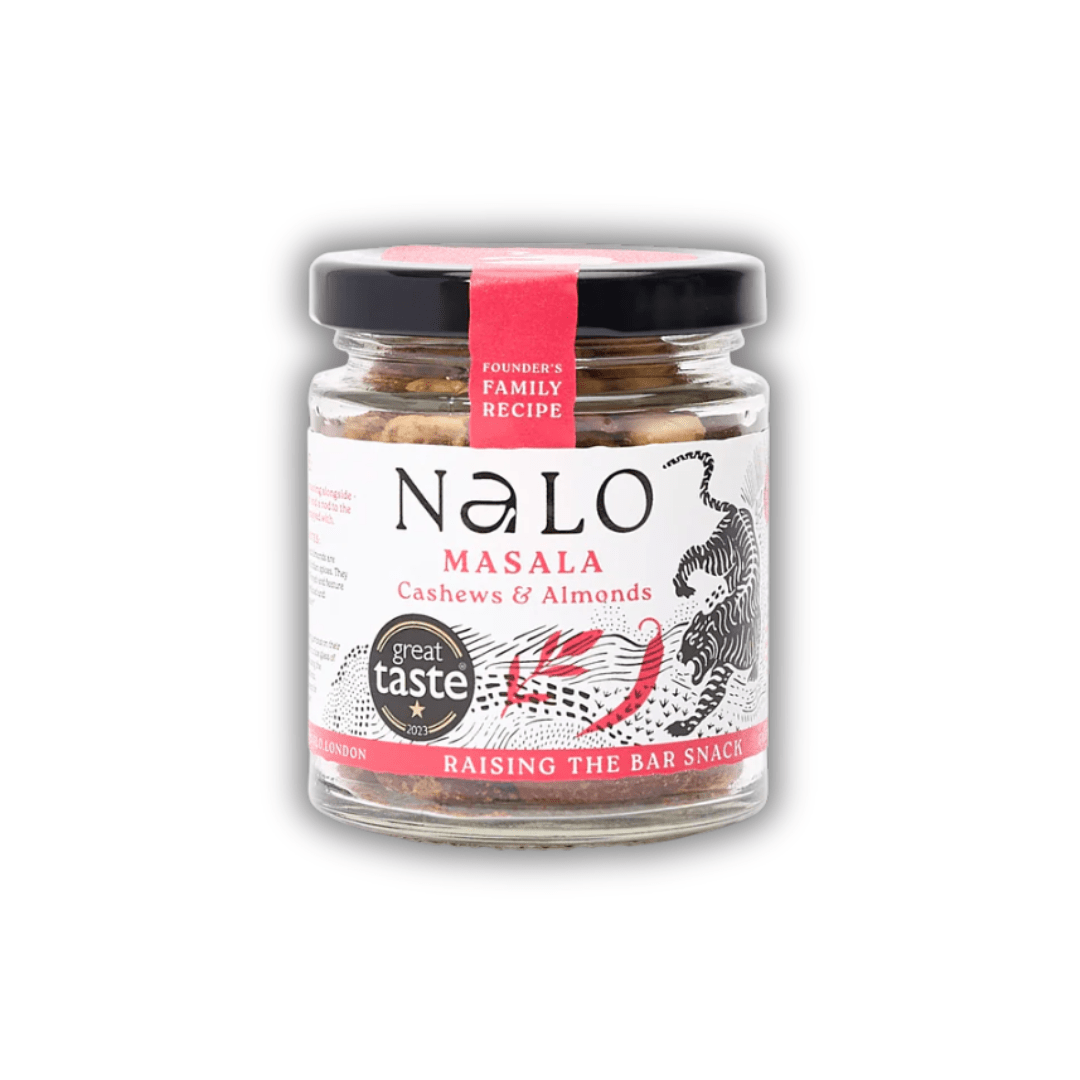 Nalo Masala Slow-Roasted Cashews & Almonds (95g)