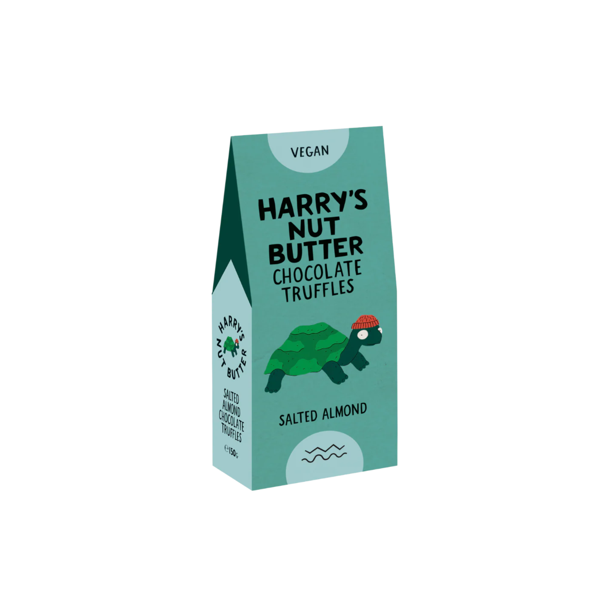 Box of Harry's Nut Butter Chocolate Truffles on a white background