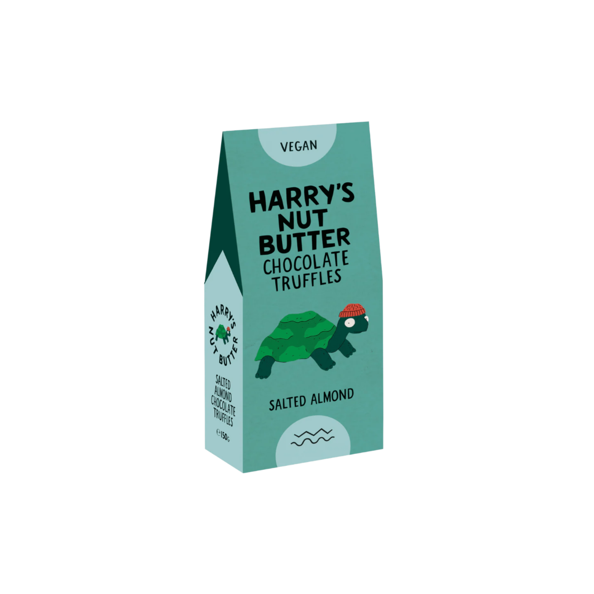 Box of Harry's Nut Butter Chocolate Truffles on a white background