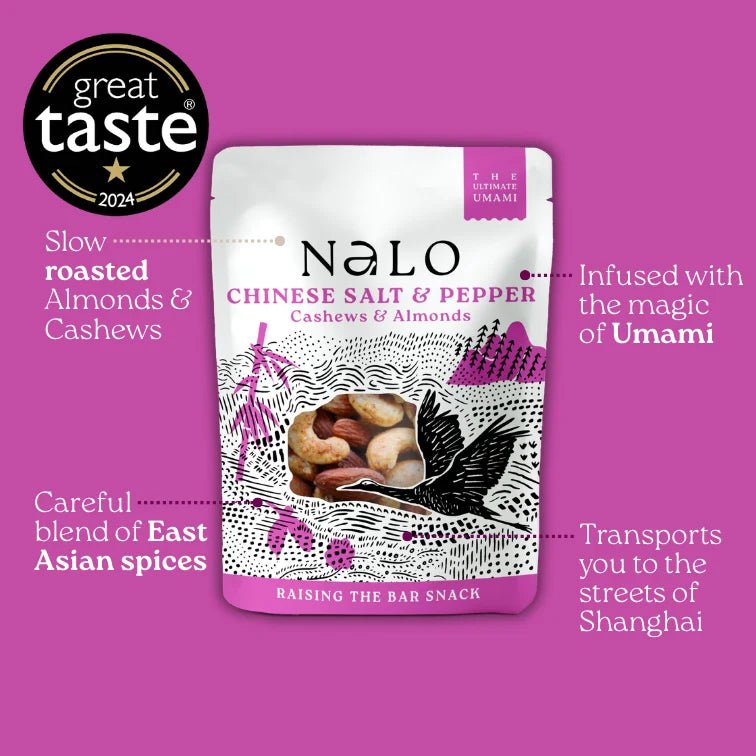 Chinese Salt & Pepper Cashews & Almonds 40g