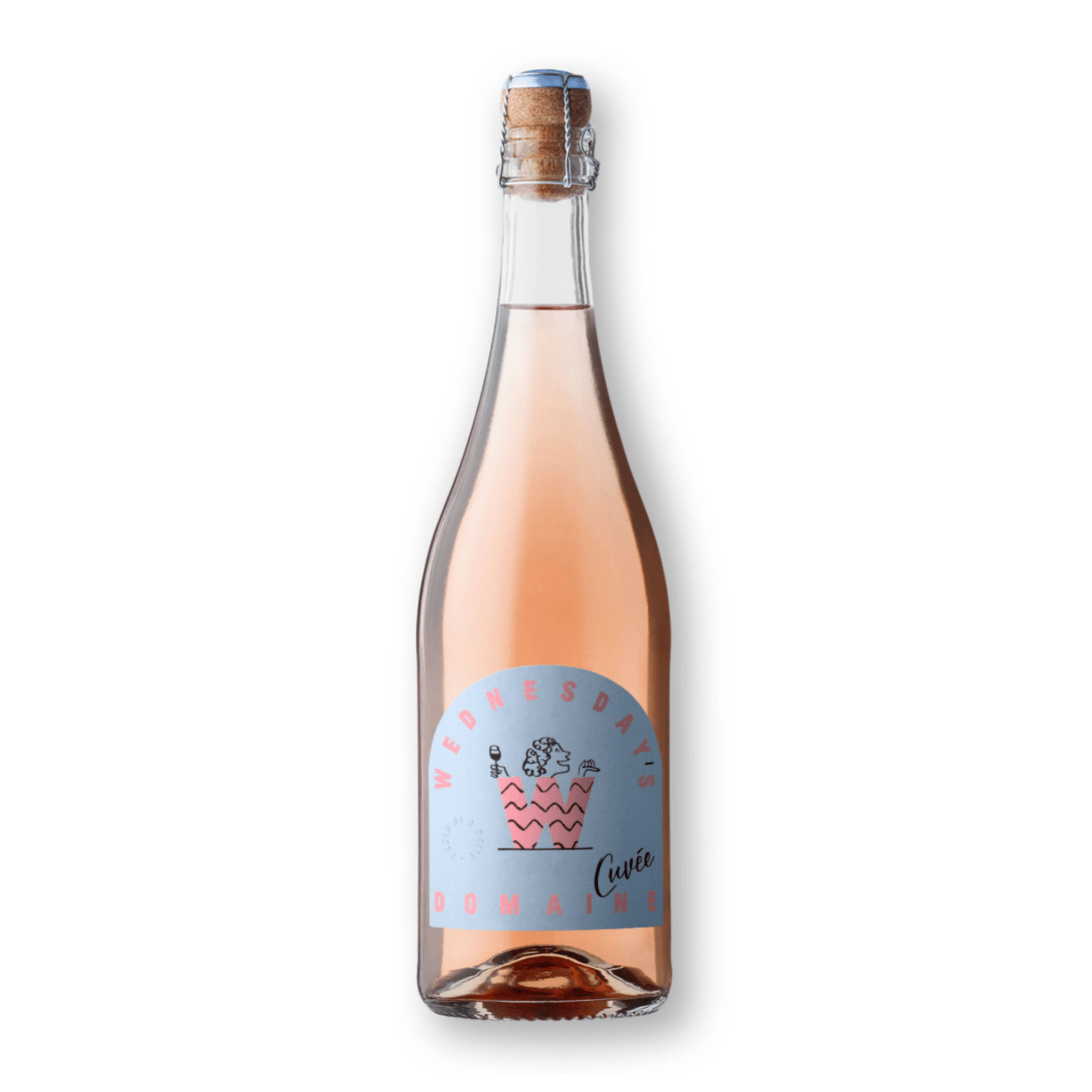 Alcohol Free Sparkling Rose Wine