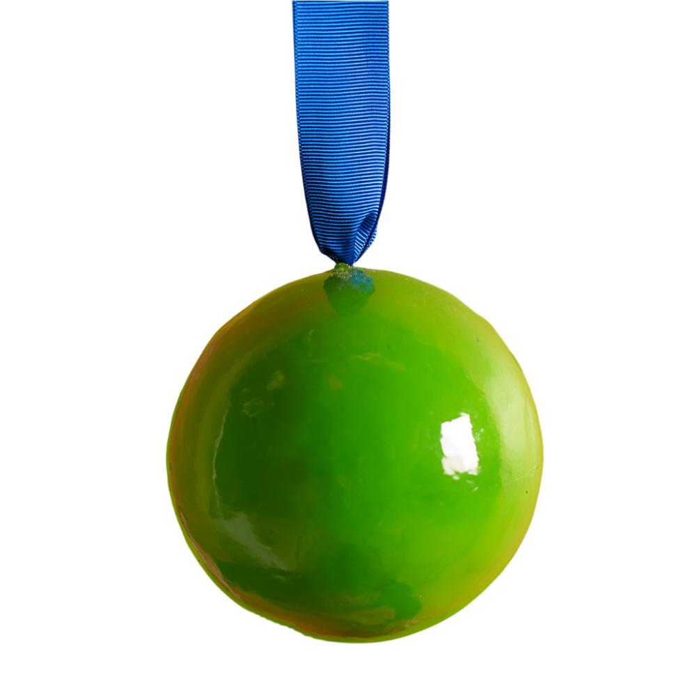 Ian Snow Bauble - Large Green Bloc