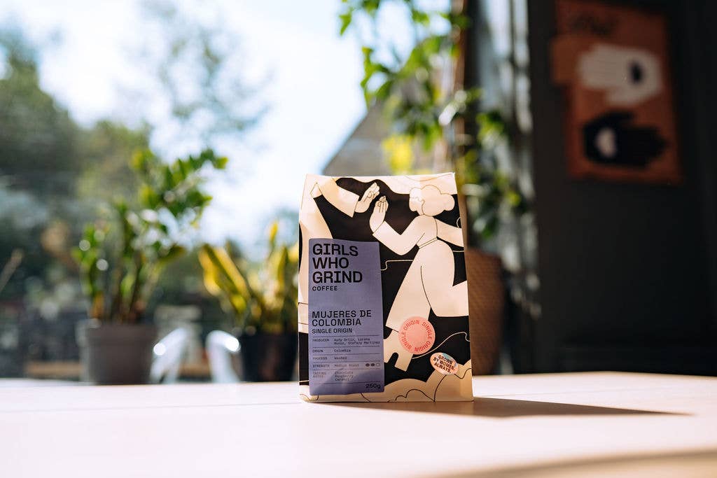 Coffee, Mujeres de Colombia, washed single origin.