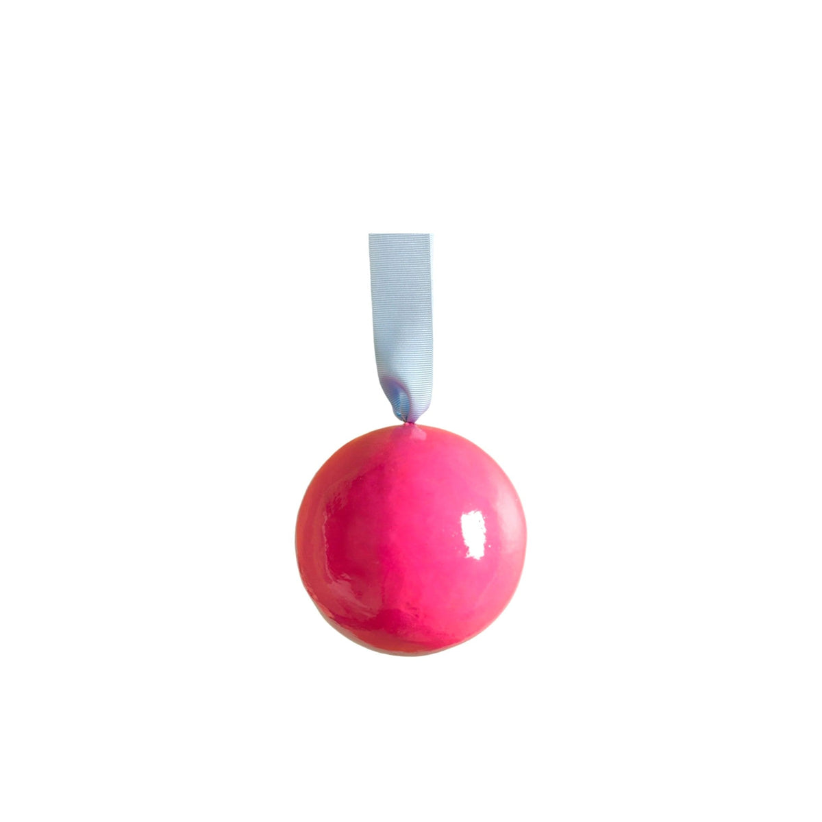 Ian Snow Bauble - Large Pink Bloc