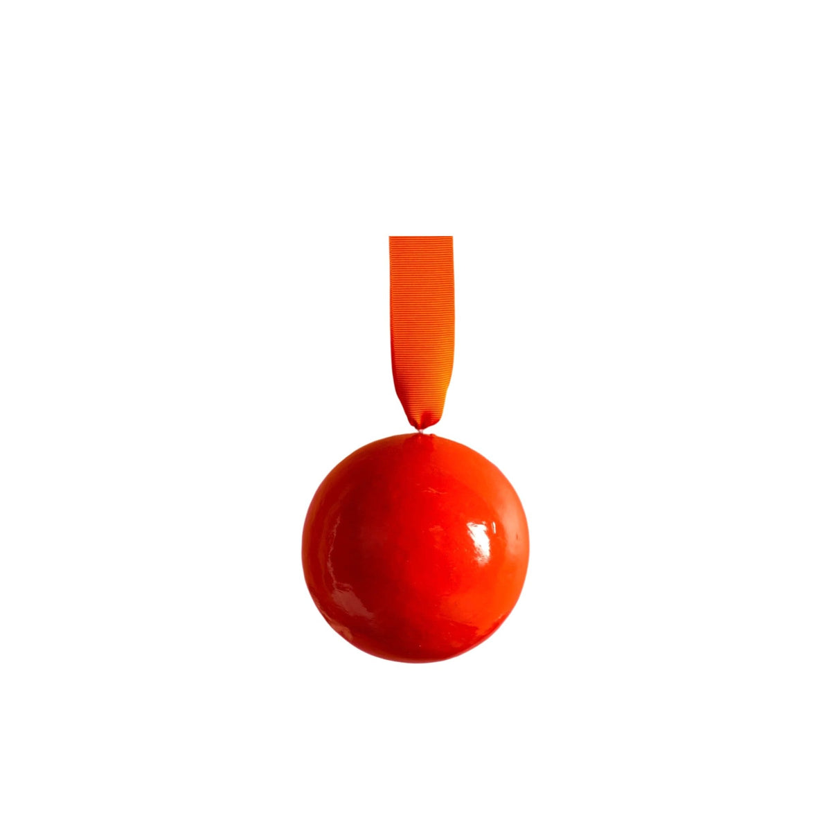 Ian Snow Bauble - Large Red Bloc