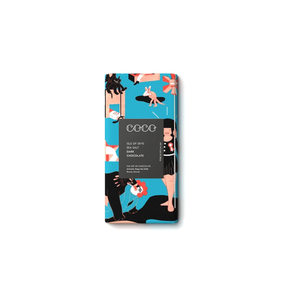COCO Isle of Skye Sea Salt Dark Chocolate 80g