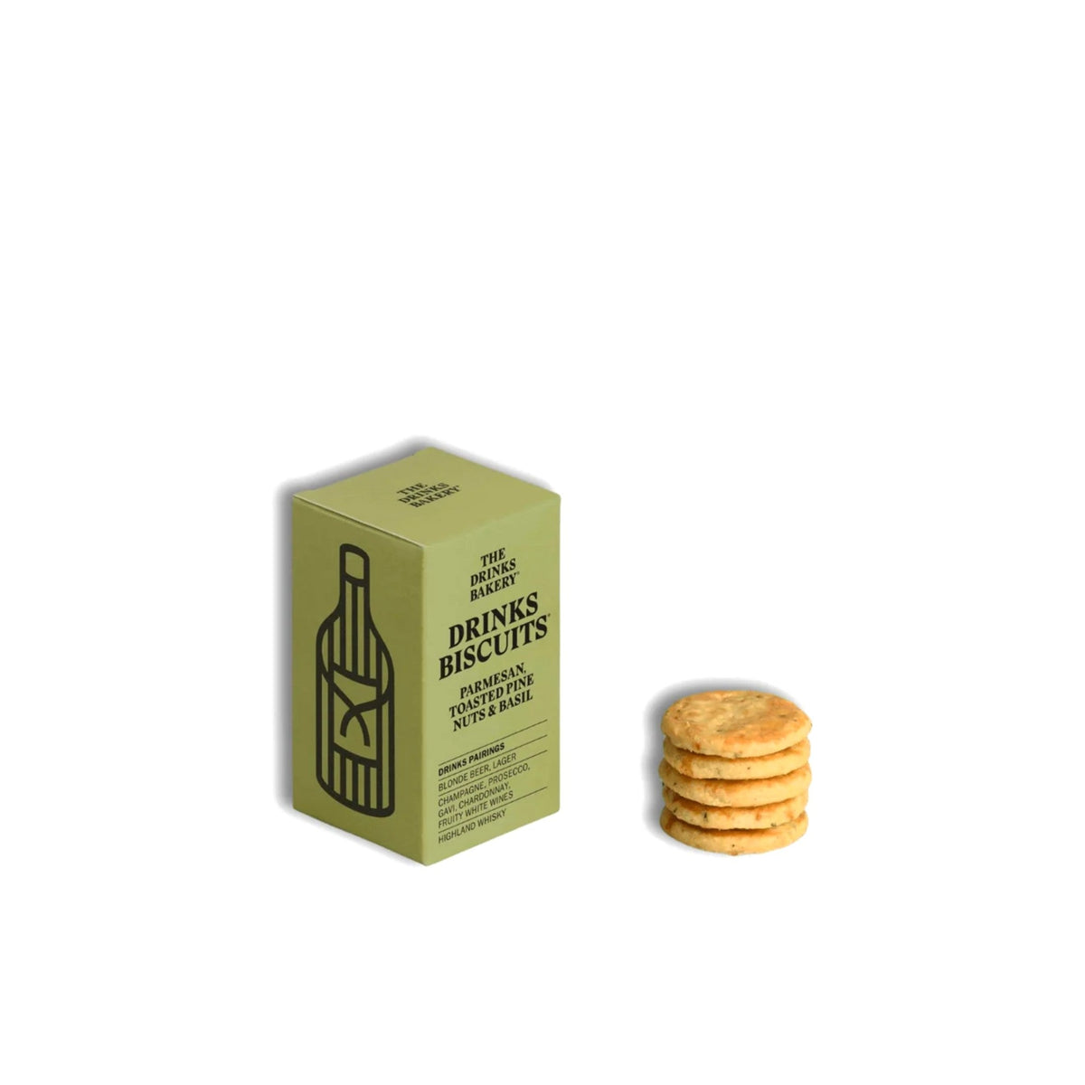 Drinks Biscuits - Parmesan Cheese & Sweet Basil