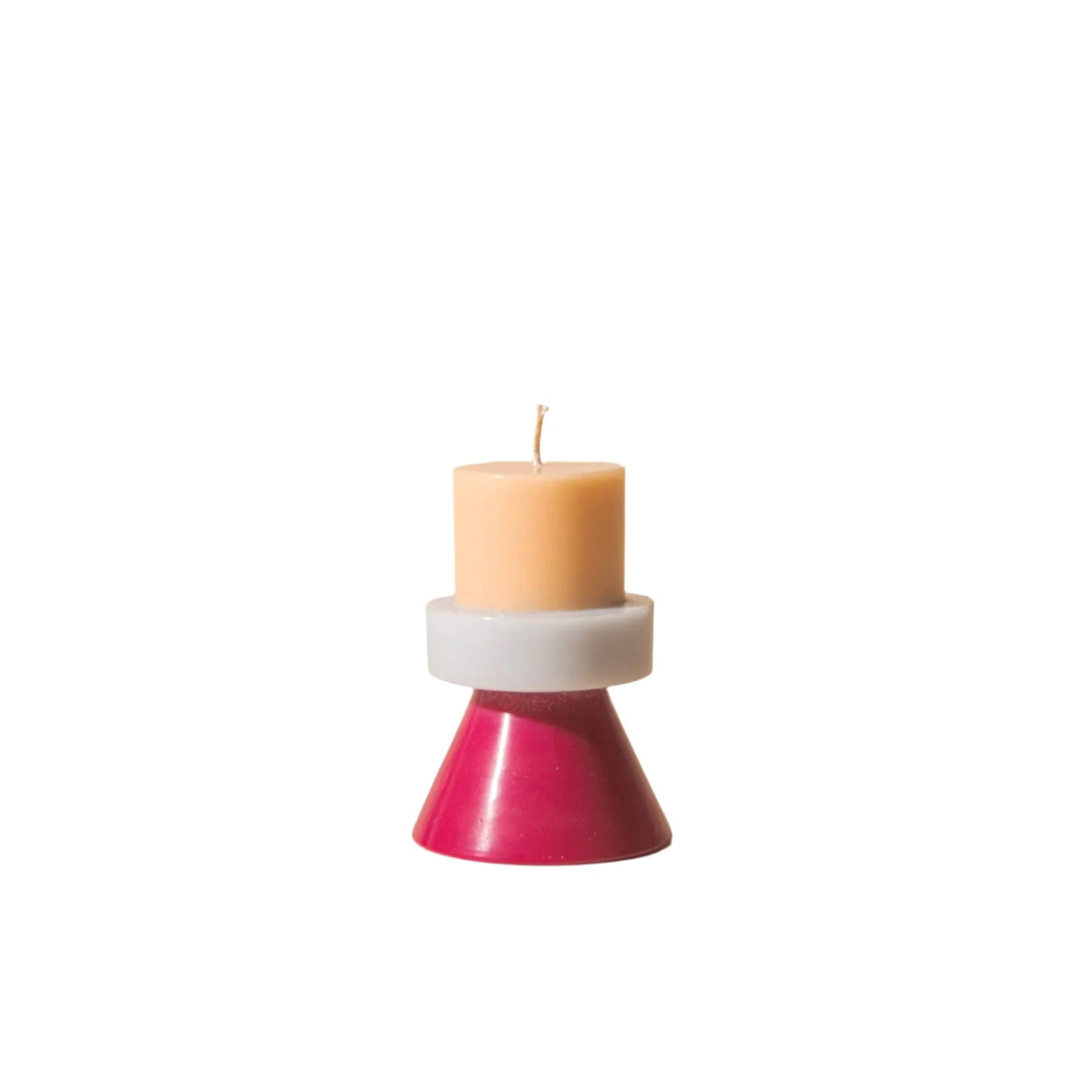 Mini Stack Candle - Peach Lilac Ruby