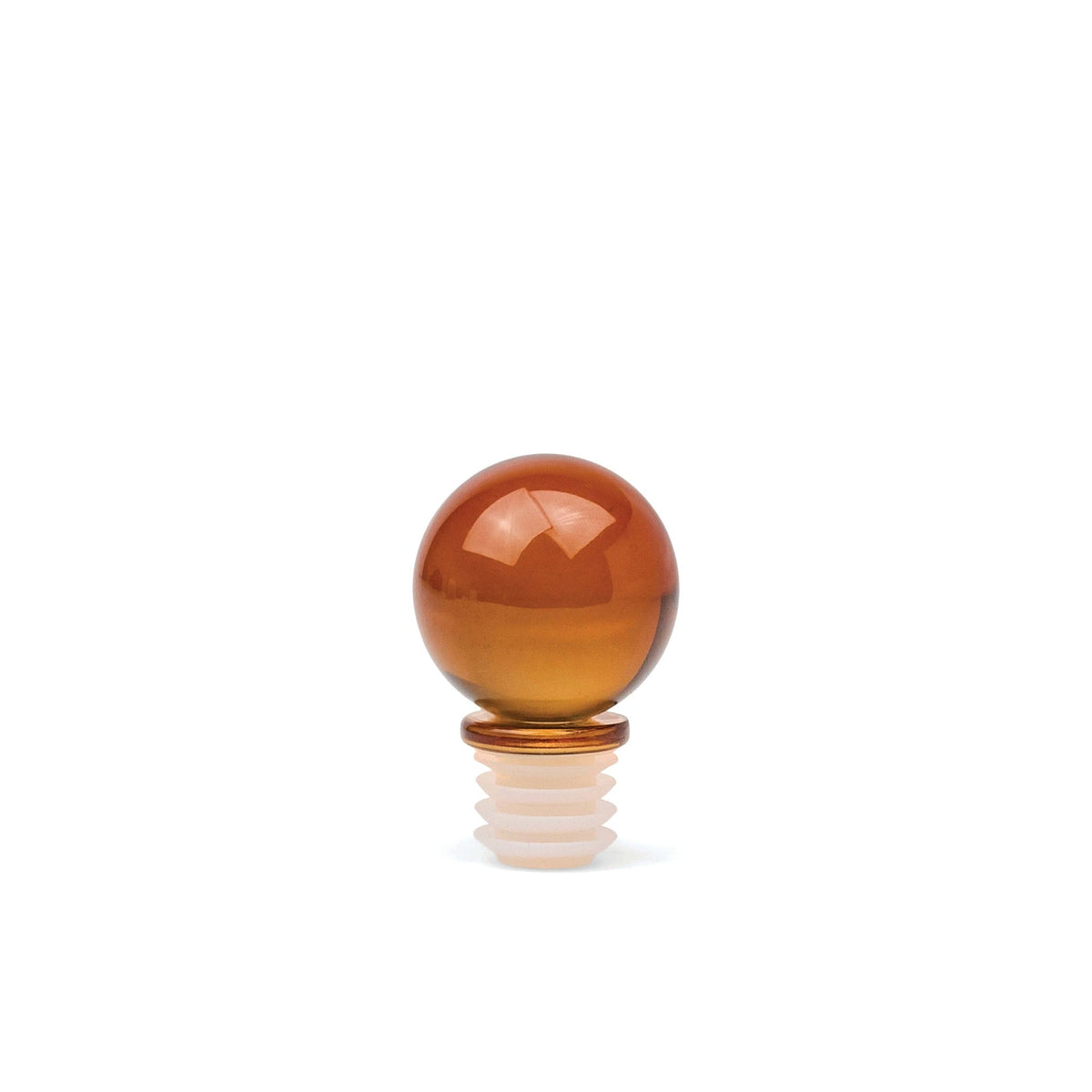 The Moony Glass Bottle Stopper — Amber