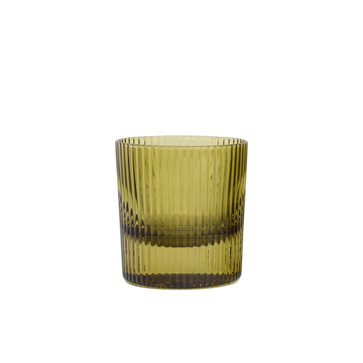 The Scout Lowball Glass — Olive (Set of 2)